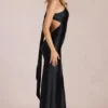 Adelina Ασύμμετρη Ροκέτα με Δέσιμο στην Πλάτη σε Μαύρο