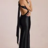 Adelina Ασύμμετρη Ροκέτα με Δέσιμο στην Πλάτη σε Μαύρο