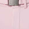 Αδιάβροχη φόρμα σκι με ζώνη σε χρώμα Powder Pink