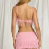 Aerin Fringed Bralette σε ροζ χρώμα Candyfloss Aerin Fringed Bralette σε ροζ χρώμα Candyfloss