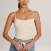 Ailany Modal Scoop-Neck Tank Top σε χρώμα ιβουάρ