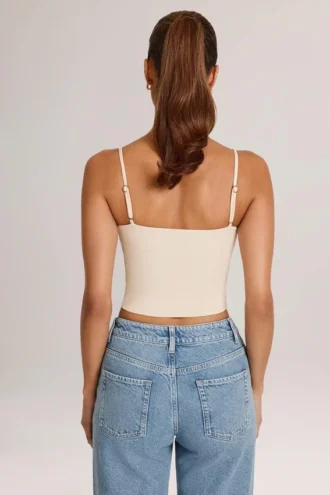 Ailany Modal Scoop-Neck Tank Top σε χρώμα ιβουάρ
