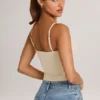 Ailany Modal Scoop-Neck Tank Top σε χρώμα ιβουάρ