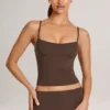 Ailany Modal Scoop-Neck Tank Top σε χρώμα σοκολάτας Ailany Modal Scoop-Neck Tank Top σε χρώμα σοκολάτας