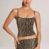 Ailany Modal Scoop-Neck Tank Top σε λεοπάρ μοτίβο