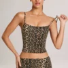 Ailany Modal Scoop-Neck Tank Top σε λεοπάρ μοτίβο