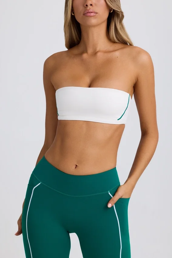 Αθλητικό σουτιέν Bandeau Soft Active σε χρώμα White Αθλητικό σουτιέν Bandeau Soft Active σε χρώμα White
