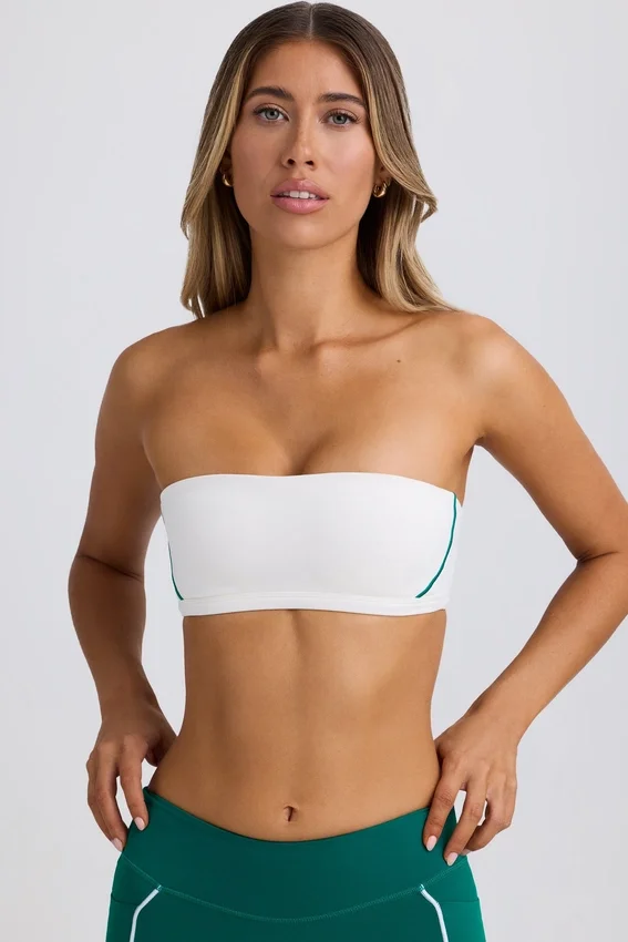 Αθλητικό σουτιέν Bandeau Soft Active σε χρώμα White Αθλητικό σουτιέν Bandeau Soft Active σε χρώμα White