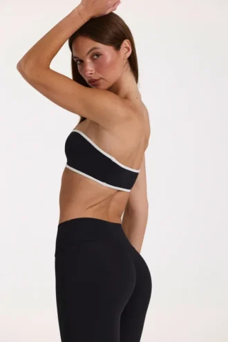 Αθλητικό σουτιέν bandeau Soft Active σε μαύρο χρώμα