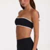 Αθλητικό σουτιέν bandeau Soft Active σε μαύρο χρώμα Αθλητικό σουτιέν bandeau Soft Active σε μαύρο χρώμα
