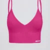Αθλητικό σουτιέν Define Luxe με V-neck σε χρώμα Berry