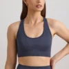Αθλητικό σουτιέν FlexiRib με πλάτη Racerback σε χρώμα Indigo Slate Αθλητικό σουτιέν FlexiRib με πλάτη Racerback σε χρώμα Indigo Slate