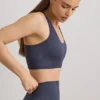 Αθλητικό σουτιέν FlexiRib με πλάτη Racerback σε χρώμα Indigo Slate Αθλητικό σουτιέν FlexiRib με πλάτη Racerback σε χρώμα Indigo Slate