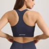Αθλητικό σουτιέν FlexiRib με πλάτη Racerback σε χρώμα Indigo Slate Αθλητικό σουτιέν FlexiRib με πλάτη Racerback σε χρώμα Indigo Slate