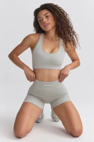 Αθλητικό σουτιέν FlexiRib Racerback σε γκρι χρώμα