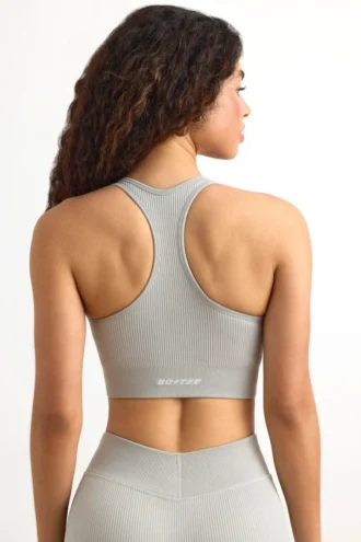 Αθλητικό σουτιέν FlexiRib Racerback σε γκρι χρώμα