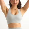 Αθλητικό σουτιέν FlexiRib Racerback σε γκρι χρώμα Αθλητικό σουτιέν FlexiRib Racerback σε γκρι χρώμα