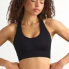 Αθλητικό σουτιέν FlexiRib Racerback σε μαύρο