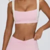 Αθλητικό σουτιέν σε χρώμα Pale Pink Marl Αθλητικό σουτιέν σε χρώμα Pale Pink Marl