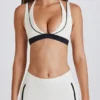 Αθλητικό σουτιέν Soft Active Layered σε χρώμα ιβουάρ Αθλητικό σουτιέν Soft Active Layered σε χρώμα ιβουάρ