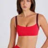 Αθλητικό σουτιέν Soft Active με αντίθεση χρωμάτων σε κόκκινο φράουλα Αθλητικό σουτιέν Soft Active με αντίθεση χρωμάτων σε κόκκινο φράουλα