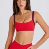 Αθλητικό σουτιέν Soft Active με αντίθεση χρωμάτων σε κόκκινο φράουλα Αθλητικό σουτιέν Soft Active με αντίθεση χρωμάτων σε κόκκινο φράουλα