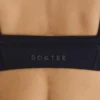 Αθλητικό σουτιέν Soft Active με διακοσμητικές λεπτομέρειες σε μαύρο χρώμα