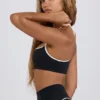 Αθλητικό σουτιέν Soft Active με λαιμόκοψη σε μαύρο χρώμα Αθλητικό σουτιέν Soft Active με λαιμόκοψη σε μαύρο χρώμα