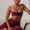 Αθλητικό σουτιέν Soft Active με λαιμόκοψη σε μπορντό Αθλητικό σουτιέν Soft Active με λαιμόκοψη σε μπορντό