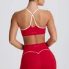 Αθλητικό σουτιέν Soft Active με λαιμόκοψη σε σχήμα καρδιάς σε έντονο κόκκινο Αθλητικό σουτιέν Soft Active με λαιμόκοψη σε σχήμα καρδιάς σε έντονο κόκκινο