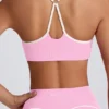 Αθλητικό σουτιέν Soft Active με λαιμόκοψη σε σχήμα καρδιάς σε ροζ χρώμα Αθλητικό σουτιέν Soft Active με λαιμόκοψη σε σχήμα καρδιάς σε ροζ χρώμα