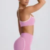Αθλητικό σουτιέν Soft Active με λαιμόκοψη σε στυλ «sweetheart» σε χρώμα σκόνης ροζ