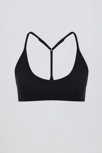 Αθλητικό σουτιέν Soft Active με πλάτη τύπου racerback σε μαύρο