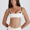Αθλητικό σουτιέν Soft Active με στριφωτή πλάτη σε χρώμα ιβουάρ