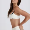 Αθλητικό σουτιέν Soft Active με στριφωτή πλάτη σε χρώμα ιβουάρ