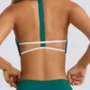 Αθλητικό σουτιέν Soft Active με στρογγυλό λαιμό σε χρώμα Varsity Green