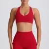 Αθλητικό σουτιέν Soft Active με V-neck σε Hot Red