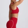 Αθλητικό σουτιέν Soft Active με V-neck σε Hot Red