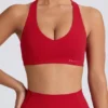 Αθλητικό σουτιέν Soft Active με V-neck σε Hot Red