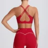 Αθλητικό σουτιέν Soft Active με V-neck σε Hot Red