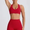 Αθλητικό σουτιέν Soft Active με V-neck σε Hot Red