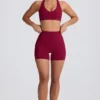 Αθλητικό σουτιέν Soft Active με V-neck σε μπορντό Αθλητικό σουτιέν Soft Active με V-neck σε μπορντό