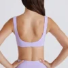 Αθλητικό σουτιέν Soft Active Twist-Front σε λιλά