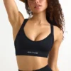 Αθλητικό σουτιέν Super Sculpt Seamless Cross-Back σε μαύρο χρώμα