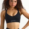 Αθλητικό σουτιέν Super Sculpt Seamless Cross-Back σε μαύρο χρώμα