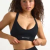 Αθλητικό σουτιέν Super Sculpt Seamless Cross-Back σε μαύρο χρώμα
