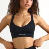 Αθλητικό σουτιέν Super Sculpt Seamless Cross-Back σε μαύρο χρώμα