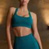 Αθλητικό σουτιέν Super Sculpt Seamless T-Back σε χρώμα Teal Αθλητικό σουτιέν Super Sculpt Seamless T-Back σε χρώμα Teal