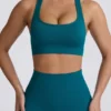 Αθλητικό σουτιέν Super Sculpt Seamless T-Back σε χρώμα Teal Αθλητικό σουτιέν Super Sculpt Seamless T-Back σε χρώμα Teal