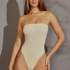 Bandeau Κορμάκι Allegra σε χρώμα ιβουάρ